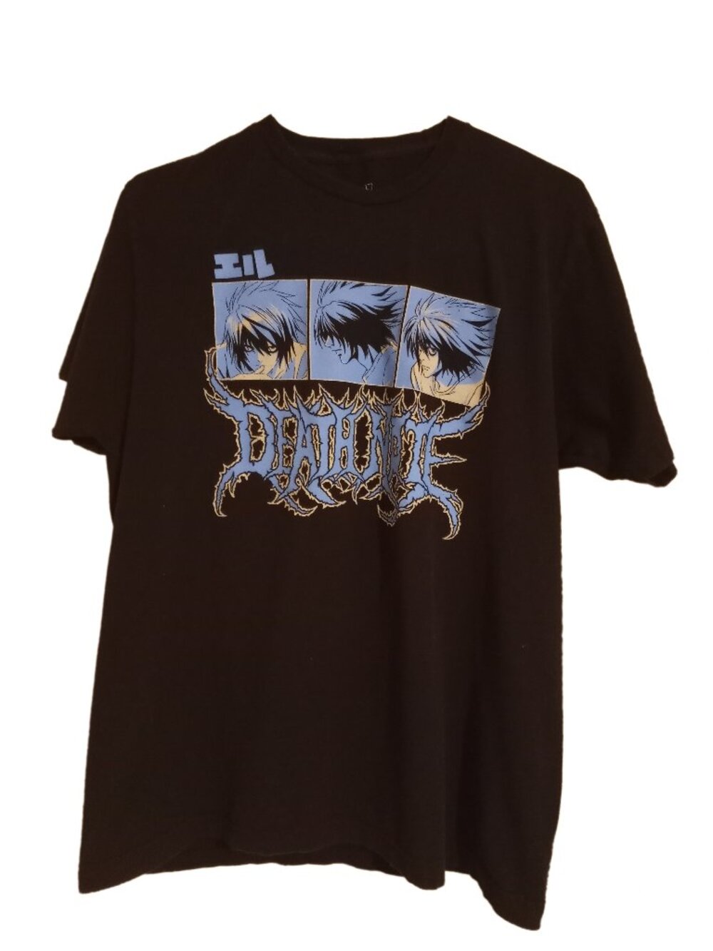 Death Note L t-shirt anime manga